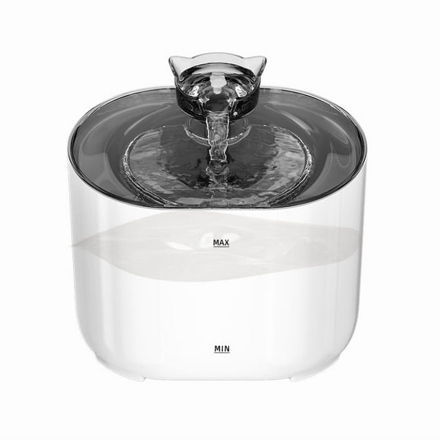 USB-Powered Pet Water Fountain with Smart Sensor, 4-Stage Advanced Filtration, 2.2L Large Capacity, Ultra-Quiet (≤35dB) Automatic Circulation System, Dual Power Supply, 2 Drinking Modes (Fountain &