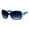 Blue Smoke, variant on Womens Oversized Rectangular Rhinestone Encrusted Chain Arm Fashion Sunglasses White Smoke