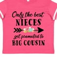 thumbnail image 4 of Inktastic Only the Best Nieces Get Promoted to Big Cousin Boys or Girls Toddler T-Shirt, 4 of 5