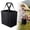 Black, variant on 6 Compartments Reusable Bags, Shopping Bags for groceries, Utility Tote with Handles and Hard Bottom, Foldable Shopping Cart Organizer, Multi-Purpose, Heavy-Duty