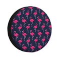 thumbnail image 1 of Balery Cute Flamingo Cubiertas para Neumáticos - Protector Resistente para Neumáticos de Camioneta, SUV, Remolque, Camper y RV-17 inch, 1 of 6