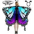 thumbnail image 1 of yingyy AssortedColor New Butterfly Cape Stand Out In Crowd With Eye-catching And Comfortable Cape type+1 【168X135cm】, 1 of 6