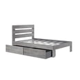 thumbnail image 2 of Max & Lily Full Bed Frame with Storage Drawers, Solid Wood Platform Bed for Kids, 2 of 9