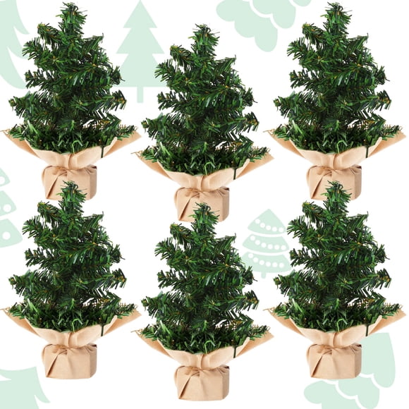 Molinillo de mesa con forma de miniárbol de Navidad artificial, pino de Navidad, 50 cm