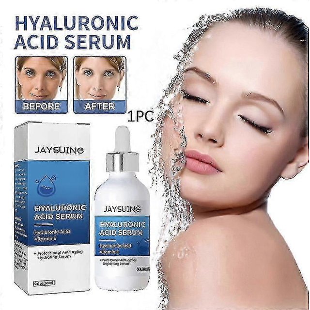 1pc Jaysuing Hyaluronic Acid Essence Whitening, Rejuvenating, Firming, Lightening Fine Lines, Anti-aging And Anti-wrinkle | 1PC