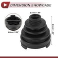 thumbnail image 4 of Unique Bargains No.044370T030 Inner CV Joint Boot Kit with Clamps for Toyota Venza 2009-2012, 4 of 7