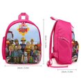 thumbnail image 2 of Sam el Bombero Mochila Escolar para Niños y Niñas, Mochila Infantil Ligera de Alta Calidad, Grande y Duradera ROSA, 2 of 6