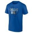 thumbnail image 2 of Men's  Blue Dallas Mavericks Core Hometown Launch T-Shirt, 2 of 3