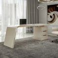 thumbnail image 3 of Free Shipping Luxury Office Desk Student Reception Designer Organizer Computer Desks Home Storage Bureau Meuble Modern Furniture My Lux Decor Round, 3 of 7