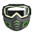 thumbnail image 6 of Gel Blaster Elite Water Bead Protective Face Mask, Black/Neon Green, 6 of 7