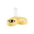 thumbnail image 2 of Dispensador automático de agua y comida 2 en 1 para perros y gatos: comedero doble con cuencos de acero inoxidable, base antideslizante, reposición de agua por gravedad y soporte para comida seca., 2 of 6