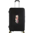 thumbnail image 1 of Housses de Valise Housse de Protection Valise de Voyage Anti-Rayures Housse Anti-Poussière Réutilisable Housse Anti-Poussière Lavable Motif Imprimé Floral Lettre 8floral Lettre I L, 1 of 6