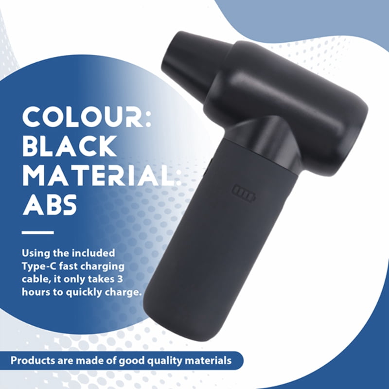 Compressed Air Duster,180000RPM Dryer Blower,3 Gear Portable Electric Air Duster,for Car Dry,Keyboard Computer Cleaning