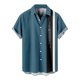 thumbnail image 1 of Playeras Deportivas Para Hombre, Camisa Con Degradado Teñida, Fresca Y Fina, Transpirable, Con Cuello Colgante, 1 of 6