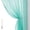 Aqua-52"W x 63"L (Pack of 2), variant on Pom-pom Sheer Curtains For Kid's Room 63" Linen Textured Volie Window Curtain Panels Lilac 52" W 1 Pair