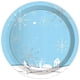 thumbnail image 3 of Vajilla desechable de copo de nieve azul para fiesta, platos de cumpleaños con temática de nieve, servilletas, Feliz Navidad, Año Nuevo, 2023, 2024, 3 of 4