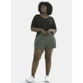thumbnail image 2 of Terra & Sky Women's Plus Waffle Shorts, Sizes 0X-4X, 2 of 5