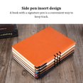 thumbnail image 5 of facefd Agenda Organizer Journal Planner Note Book Space Saving School Accessories Exquisite Craftsmanship Artificial Leather Stationery Gray, 5 of 5