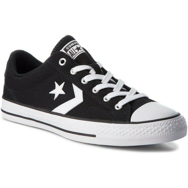 duizend Verzakking vorst Converse Unisex Star Player OX Black/White Sneaker Men's Size 12 -  Walmart.com