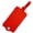 Red, variant on 100pcs Reusable Blank Plastic Tags Ties Key Tags 1.45"*2.48" Serrated Tension Sealing Strap with Large Label