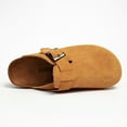 thumbnail image 6 of BERANMEY Women's Faux Suede Clogs & Mules Stylish Comfort Potato Shoes with Arch Support Cork Footbed Couple's Clogs for Women and Men, 6 of 9