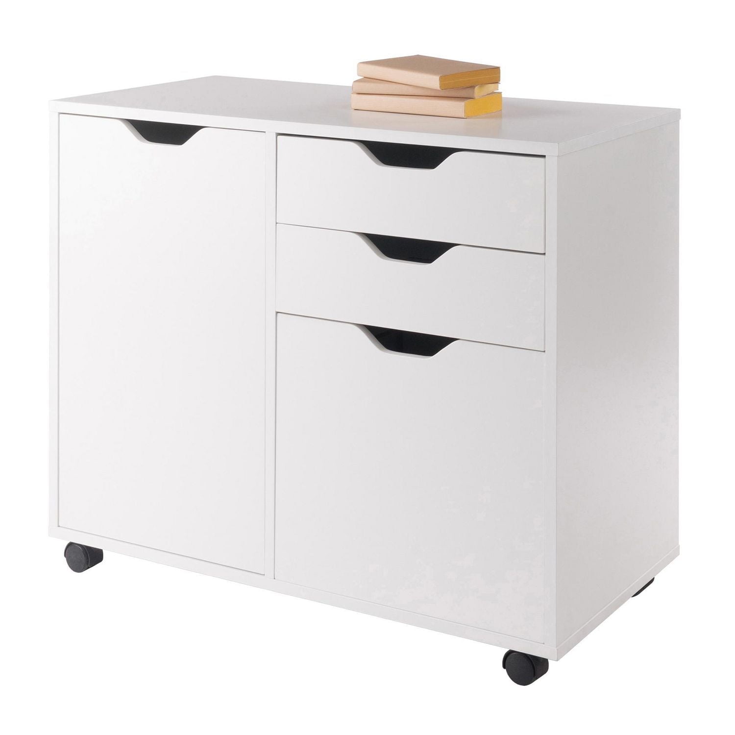 Halifax 2 Section Cabinet - White