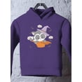 thumbnail image 3 of Cute Baby Racoon W Broom Hoodie Toddler -Image by Shutterstock,  4 Toddler, 3 of 4