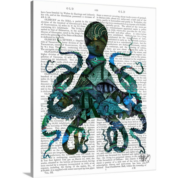 Featured image of post Blue Octopus Wall Art - * this sale is applicable on &#039;blue octopus&#039; graphic art print on wood east urban home size: