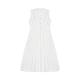 thumbnail image 2 of Lucakuins Vestido largo para mujer, sin mangas, con cuello vuelto, con botones, informal, para fiesta, verano, vestido acampanado Lucakuins moda, 2 of 10