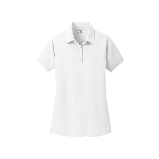 Gravity Outdoor Co. Womens Dimension Polo T-Shirt - White - Small