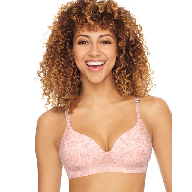 Hanes Womens Ultimate Lightweight Comfort Wirefree Bra, 2XL