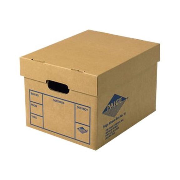 Uboxes Storage Box With Recycled Material - Pack of 12 File Boxes