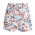 thumbnail image 4 of Bainana Mens Swim Trunks American Flag Patriotic Swim Shorts Fourth Of July Lightweight Casual Beach Travel Swimsuits, 4 of 4