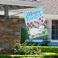 thumbnail image 3 of Northlight Tulips Happy Easter Bunny Outdoor House Flag - 28" x 40", 3 of 7