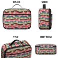 thumbnail image 3 of Pioneer Flower Floral Print Pattern Insulated Lunch Bag Teen, Toddler Lunch Bag,Bento School Lunch Bag for Teen for Work,Picnic or Travel, 3 of 5