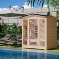 thumbnail image 2 of Erinnyees Outdoor 4 Person Far Infrared Sauna, 3060Watt, 2 of 9