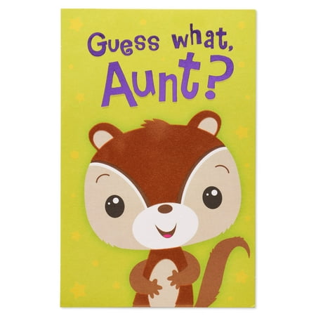 American Greetings Squirrel Birthday Card for Aunt with (Best Birthday Greetings For Aunt)