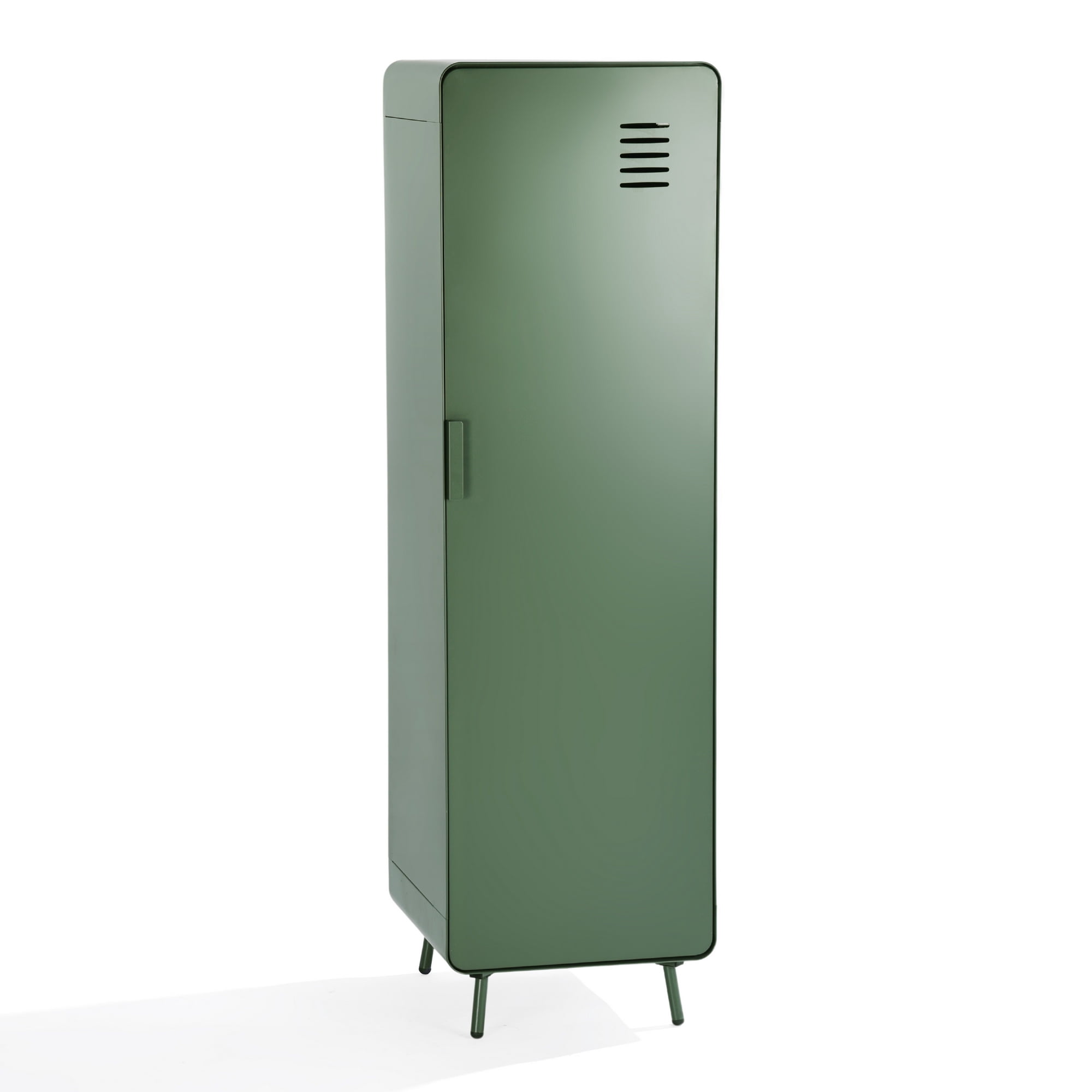 Homy Casa Metal Locker Cabinet with Hanging Rod and Shelves, Storage Cabinet for Home, School Office