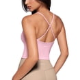 thumbnail image 1 of Musculosa INGIA Rosa Medio con Sostén Incorporado y Tirantes Cruzados, 1 of 5