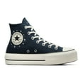thumbnail image 2 of Converse Chuck Taylor All Star Lift Festival Women's Platform Shoes Color: Navy Size: 8, 2 of 4