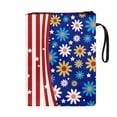thumbnail image 2 of HELLHERO Daisies Book Sleeve Cover Book Protector for Pocket Book Storage Bag Polyester Fabric with Zipper and Handle, 2 of 8