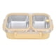 thumbnail image 2 of Fiambrera De Acero Inoxidable, Contenedores Portátiles Para Almacenamiento De Alimentos, Fiambrera De Metal De 1,2 L Con 2 Compartimentos, Mantiene La Comida Caliente Y Sabrosa,, 2 of 7