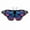 C, variant on Gallickan Butterfly Wings Cape Garden Flag Style J, Colorful Foil Decoration, for Party Photo Prop Kids Toy, 1pc