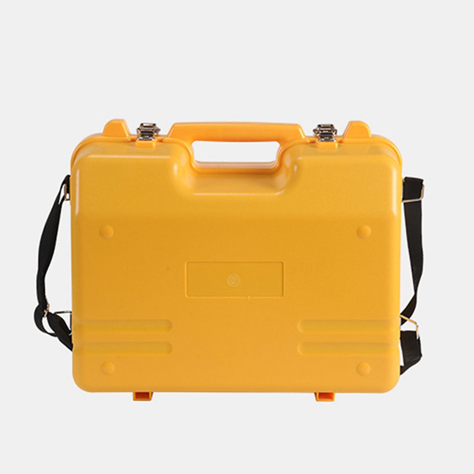 SunniMix Surveying and Mapping Instrument Box Level Carrying Case Multipurpose Waterproof yellow