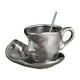 thumbnail image 5 of Taza De Café Con Platillo Y Cuchara, Taza De Cara Humana 3D Para Cocina Romántica Y Hogar, 5 of 8