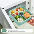 thumbnail image 4 of Lunch Box 1200ml 4 Compartment Bento Lunch Box For Kids Lunch Containers For Adults Come With Forks And Spoons Leak Proof Microwaveable Feature, 4 of 6