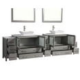 thumbnail image 4 of Vanity Art VA3136-108G 108 in. Double Sink Bathroom Vanity Set, Gray, 4 of 5