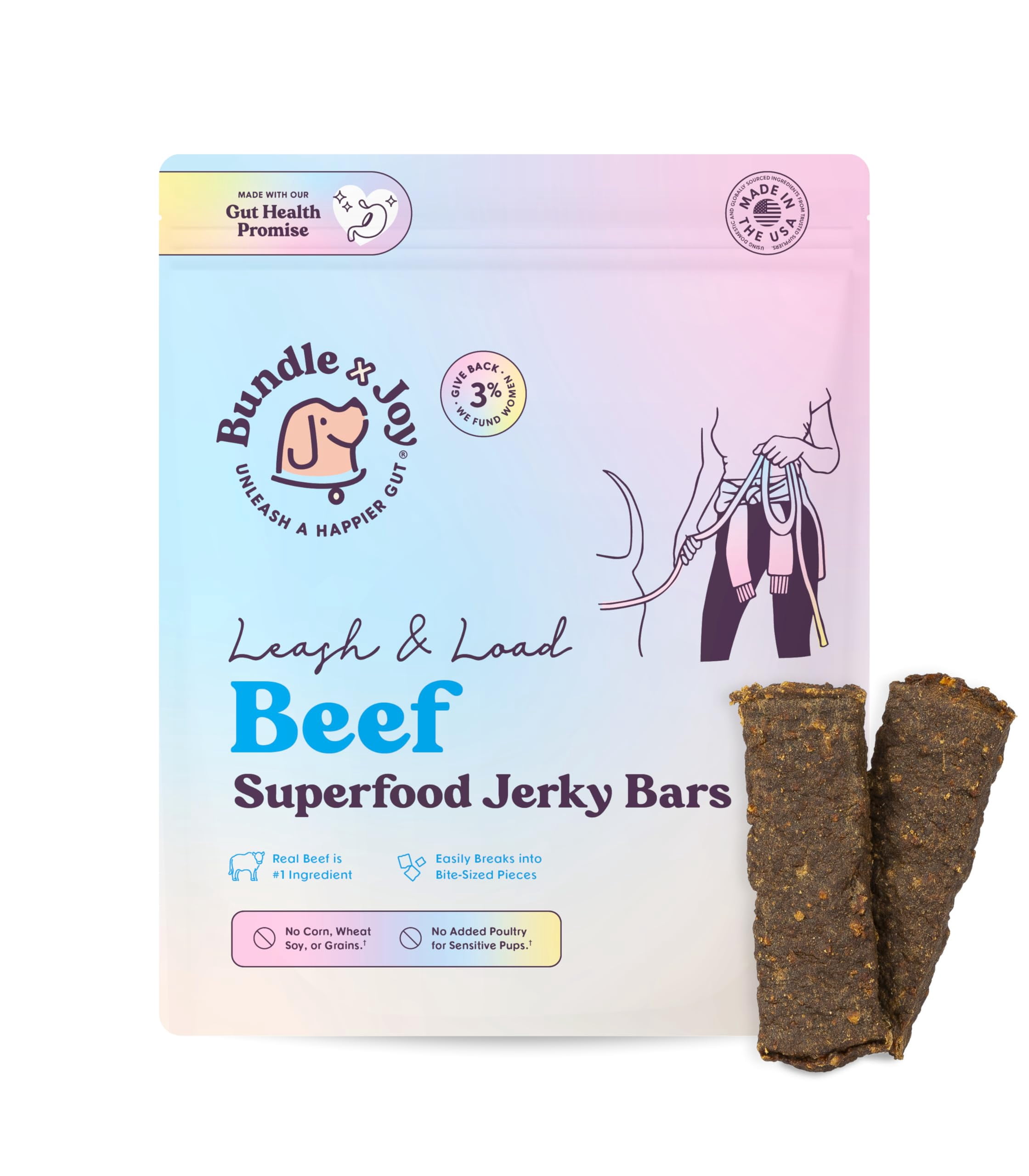 (Pack Of 6) Bundle X Joy Bars Beef Jerky Superfood 5 Oz