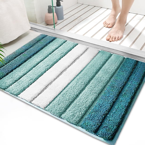 Alfombras de baño SiliPacks de microfibra antideslizante 50x80 cm