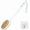 green, variant on Bubbob Long Handle Back Scrubber for Shower, Double Sided Bristles for Wet or Dry Brushing, 1 Hook